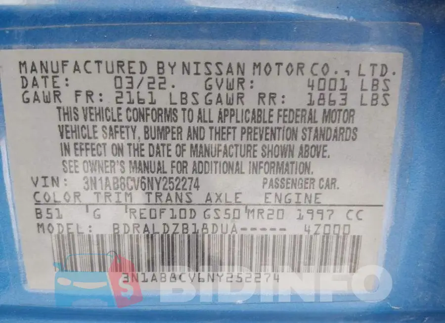 3N1AB8CV6NY252274 Photo# 9