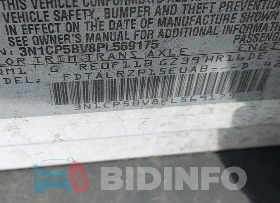 3N1CP5BV8PL569175 Photo# 9