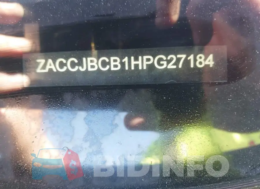 ZACCJBCB1HPG27184 Photo# 9