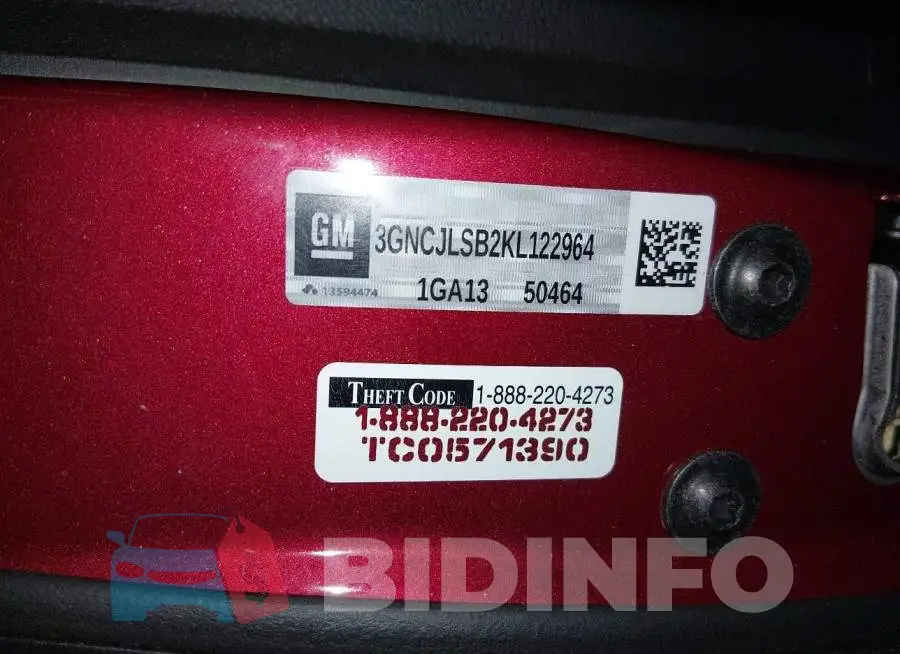 3GNCJLSB2KL122964 Photo# 9
