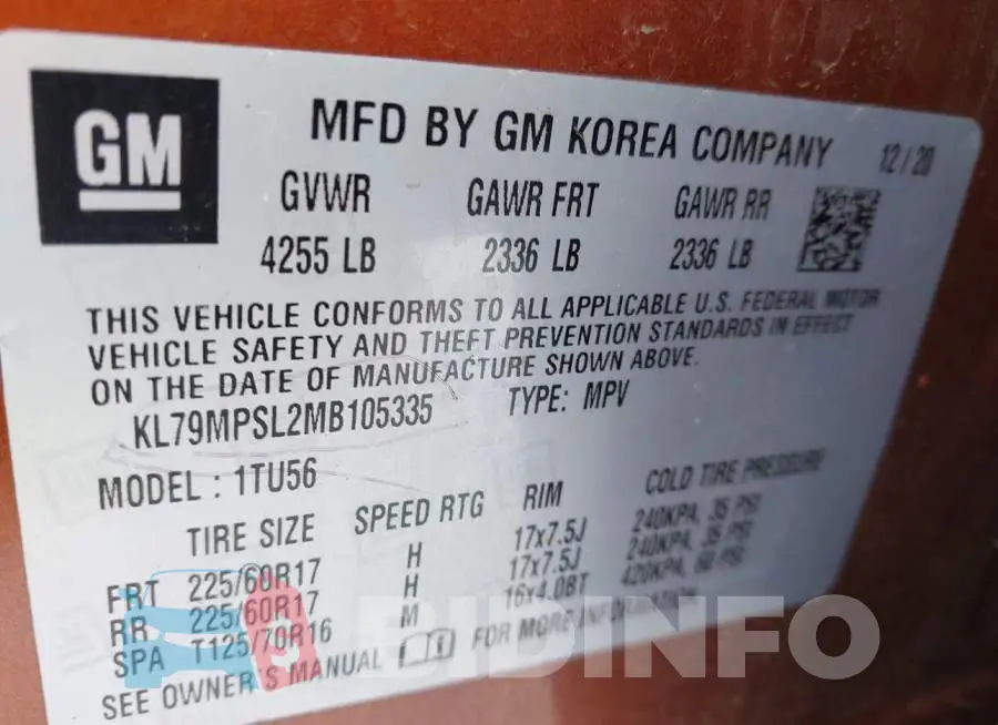 KL79MPSL2MB105335 Photo# 9
