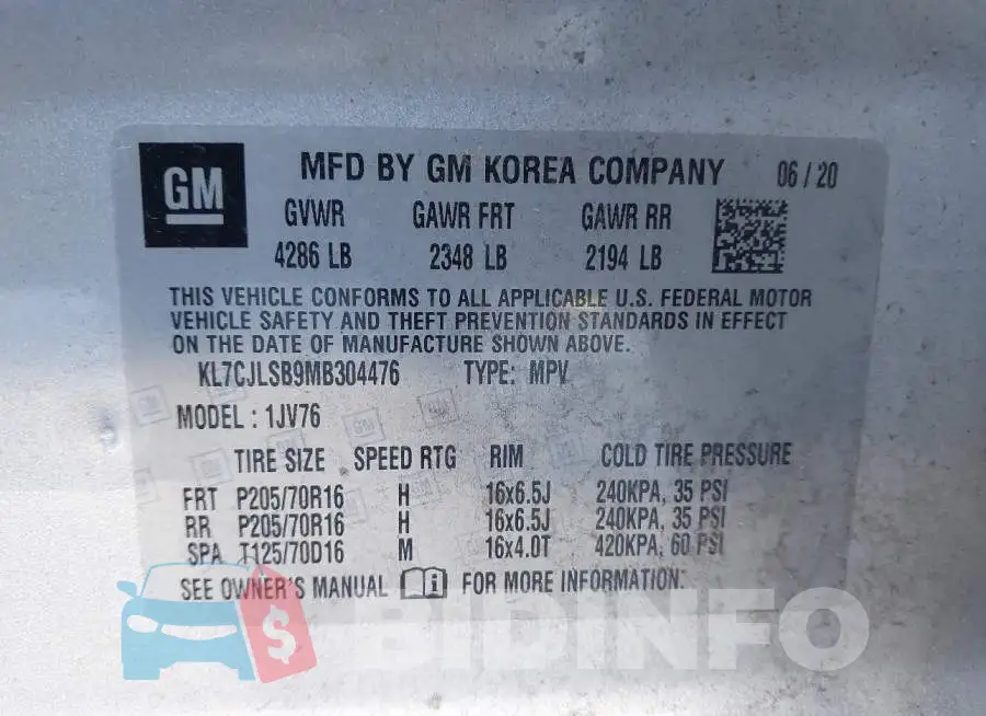 KL7CJLSB9MB304476 Photo# 9