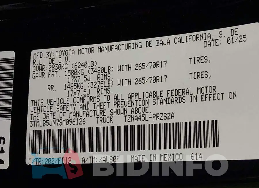 3TMLB5JN7SM096126 Photo# 9