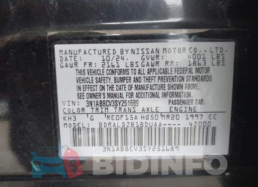 3N1AB8CV3SY251689 Photo# 9