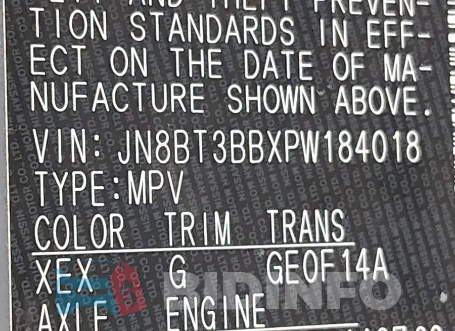 JN8BT3BBXPW184018 Photo# 9