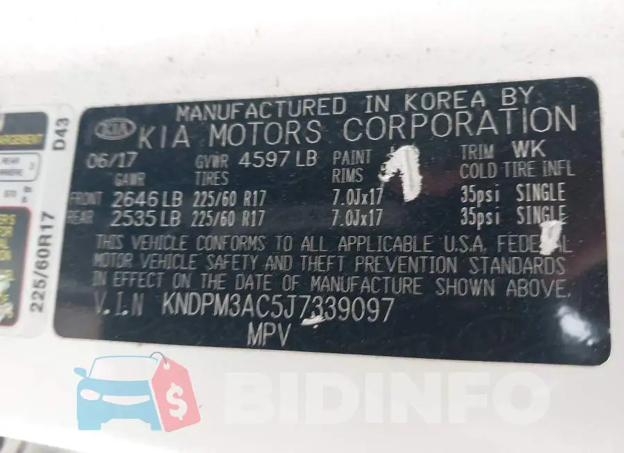 KNDPM3AC5J7339097 Photo# 9