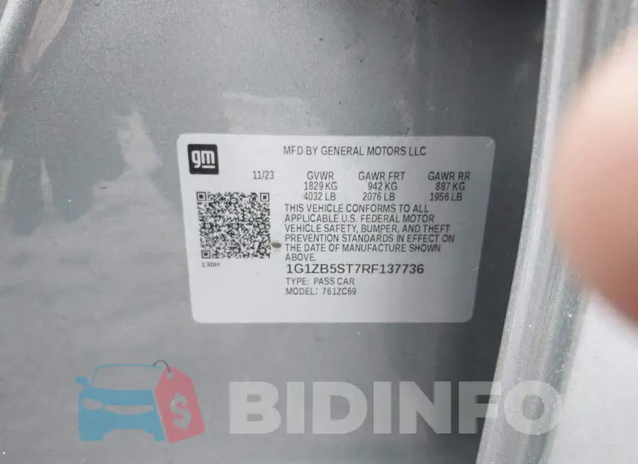1G1ZB5ST7RF137736 Photo# 9