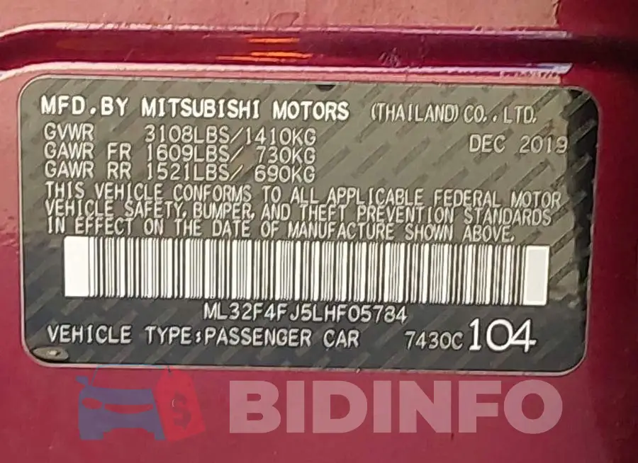 ML32F4FJ5LHF05784 Photo# 9