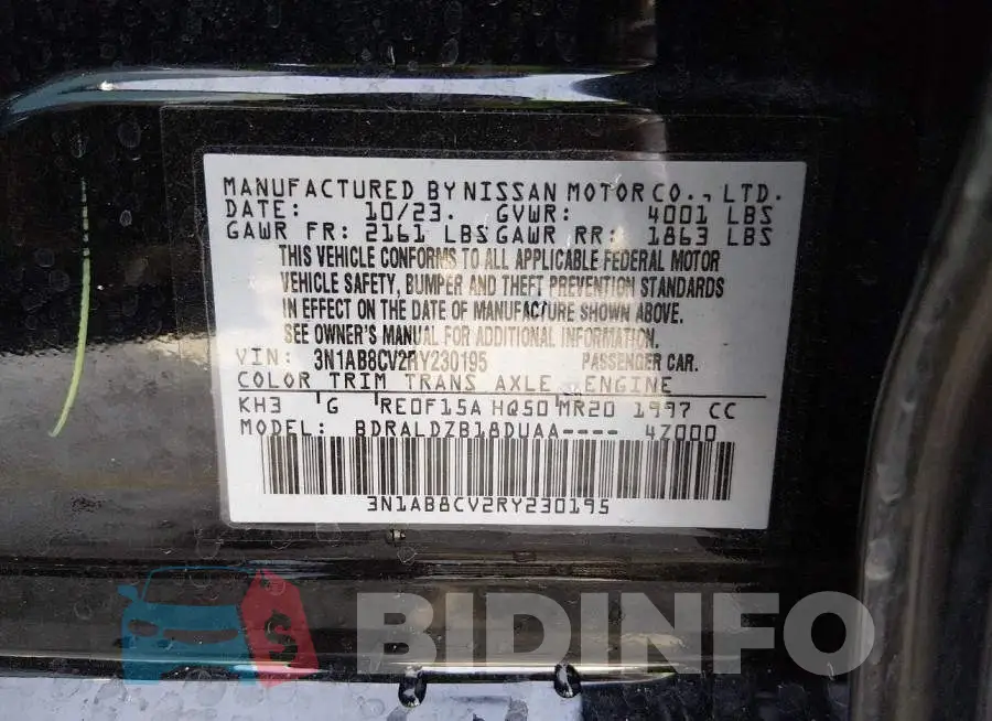 3N1AB8CV2RY230195 Photo# 9