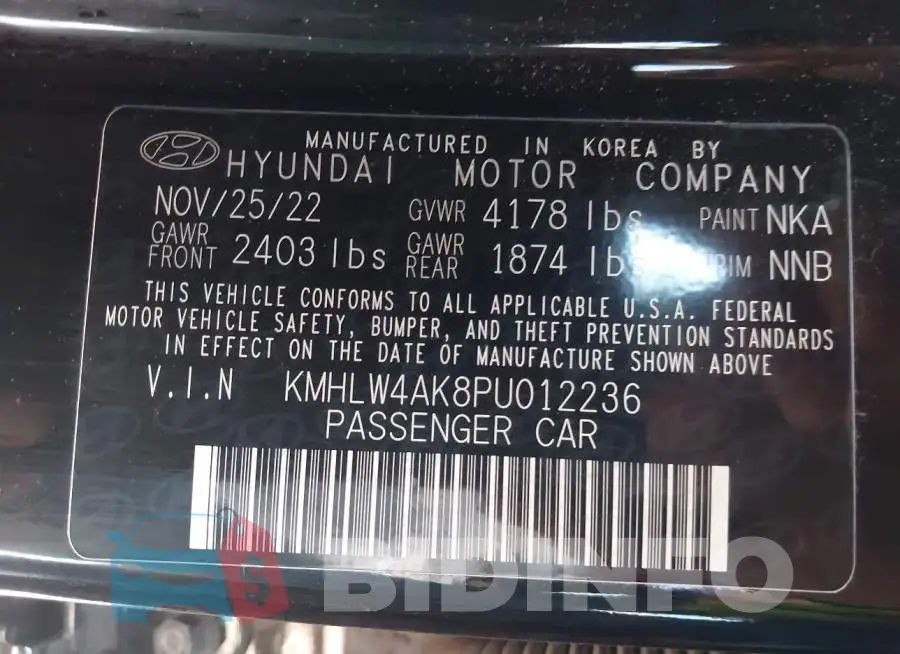 KMHLW4AK8PU012236 Photo# 9