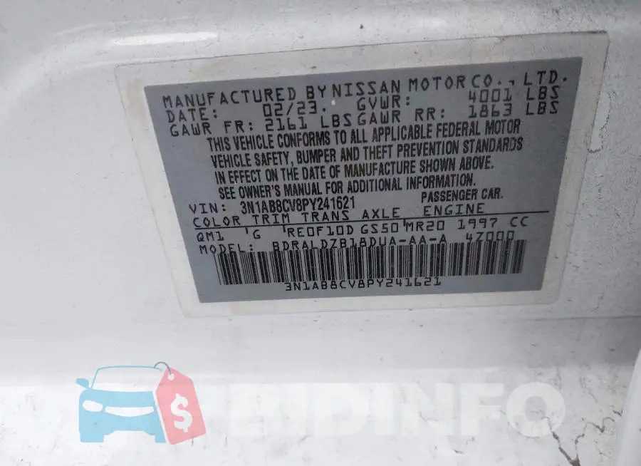 3N1AB8CV8PY241621 Photo# 9