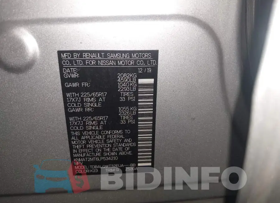 KNMAT2MT6LP534210 Photo# 9