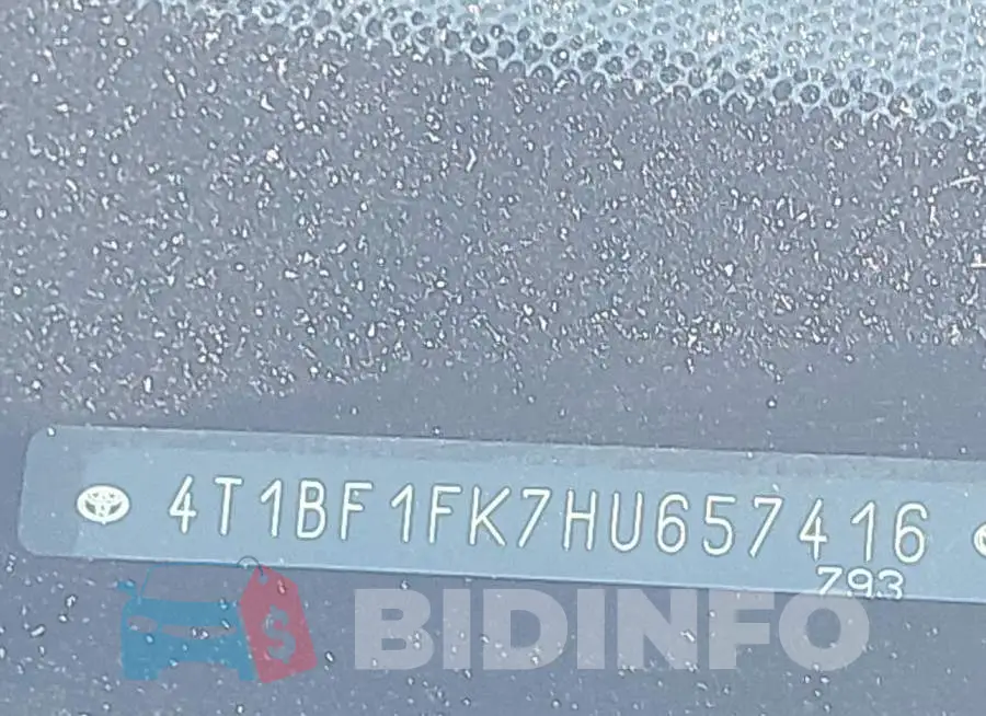4T1BF1FK7HU657416 Photo# 17