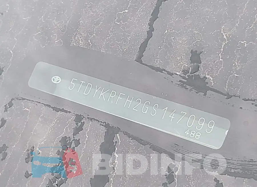 5TDYKRFH2GS147099 Photo# 17