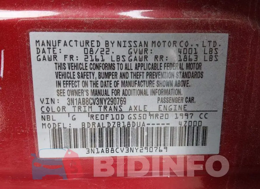 3N1AB8CV3NY290769 Photo# 9