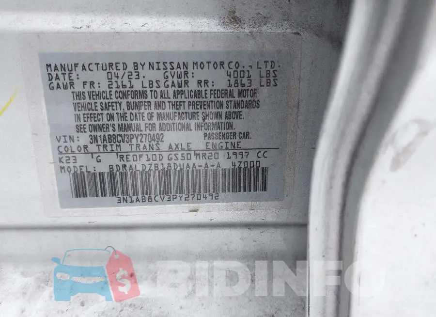 3N1AB8CV3PY270492 Photo# 9
