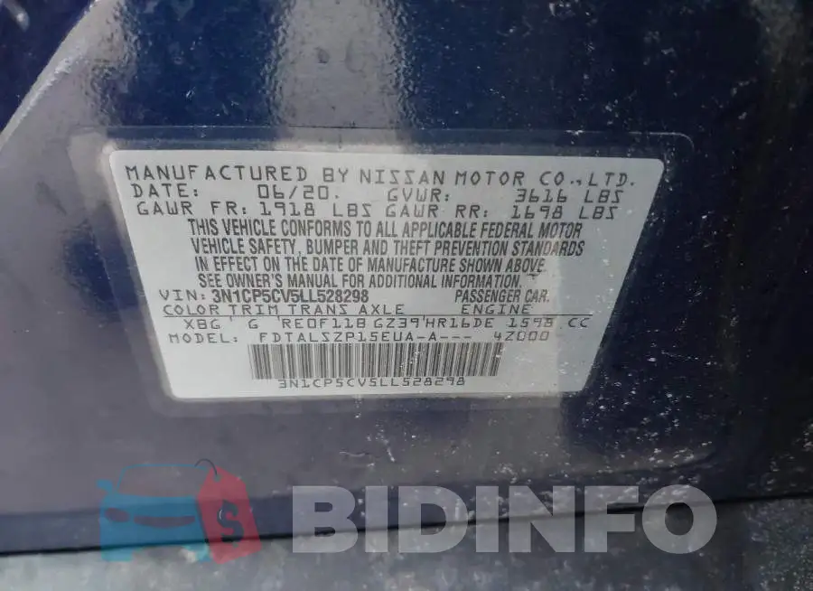 3N1CP5CV5LL528298 Photo# 9