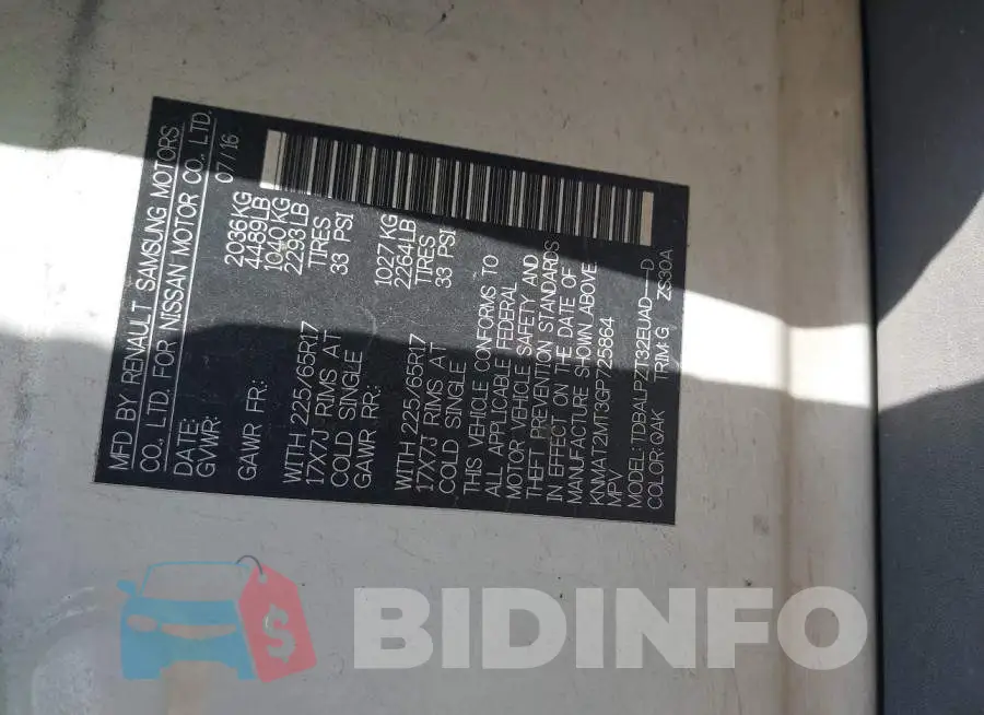 KNMAT2MT3GP725864 Photo# 9