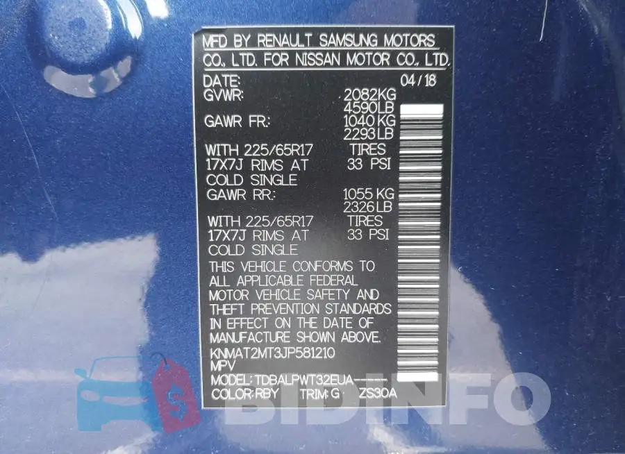 KNMAT2MT3JP581210 Photo# 9