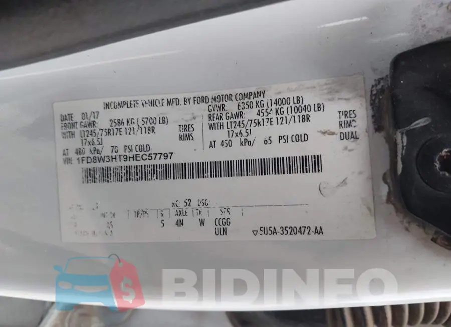 1FD8W3HT9HEC57797 Photo# 8