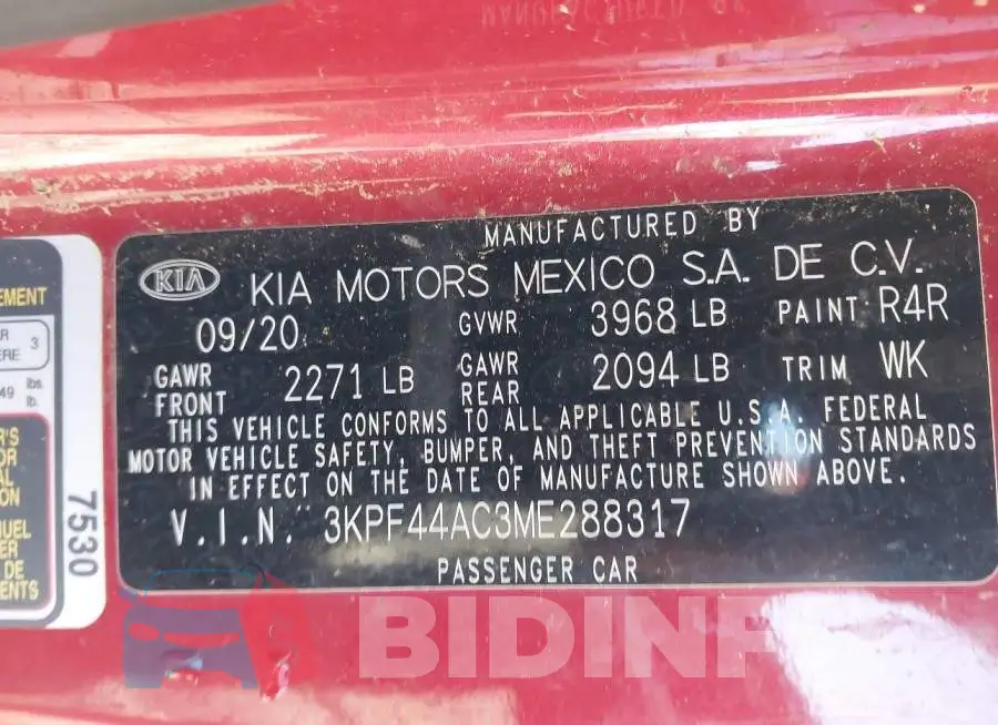 3KPF44AC3ME288317 Photo# 9