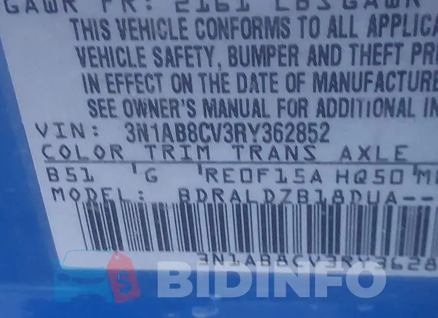 3N1AB8CV3RY362852 Photo# 9