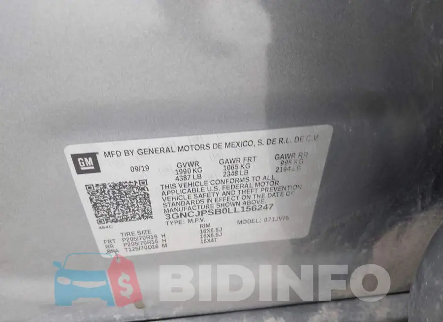 3GNCJPSB0LL156247 Photo# 9
