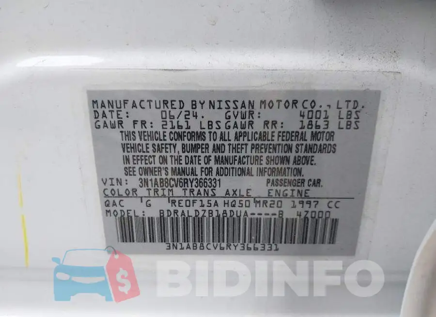 3N1AB8CV6RY366331 Photo# 9