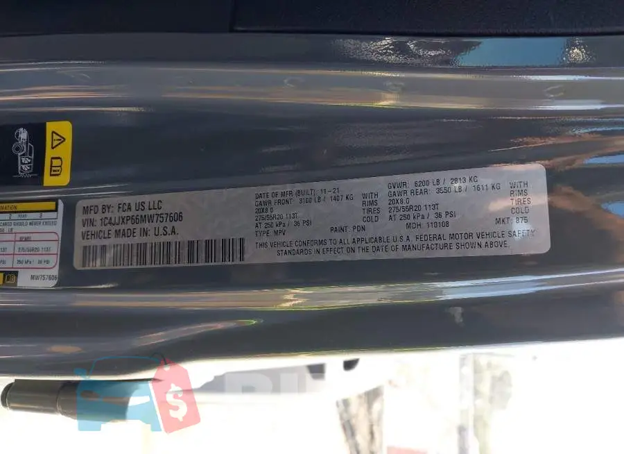 1C4JJXP66MW757606 Photo# 9