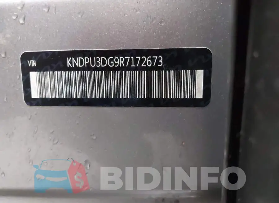 KNDPU3DG9R7172673 Photo# 9