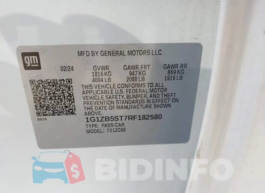 1G1ZB5ST7RF182580 Photo# 9