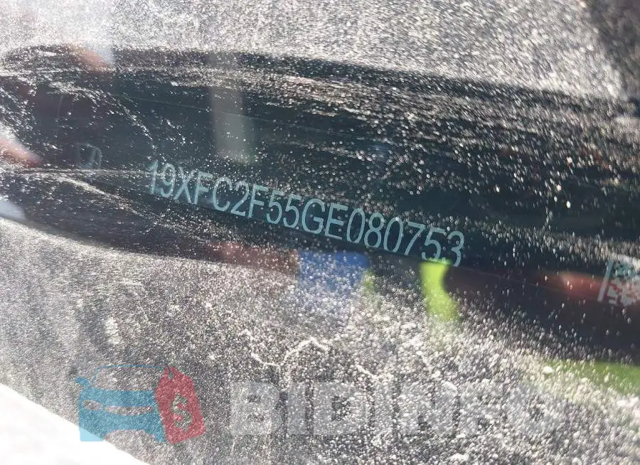 19XFC2F55GE080753 Photo# 9