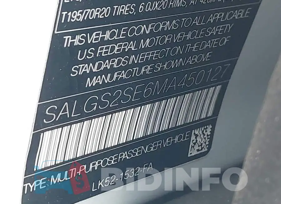 SALGS2SE6MA450127 Photo# 9