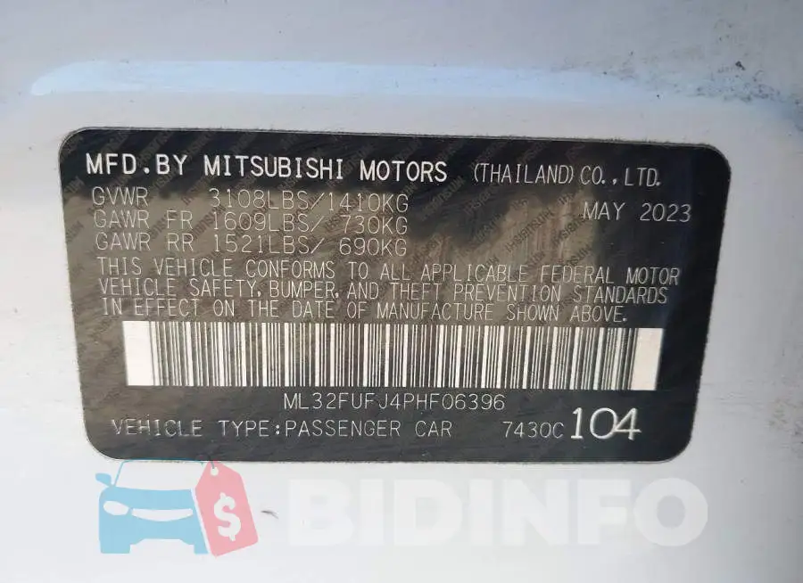 ML32FUFJ4PHF06396 Photo# 9