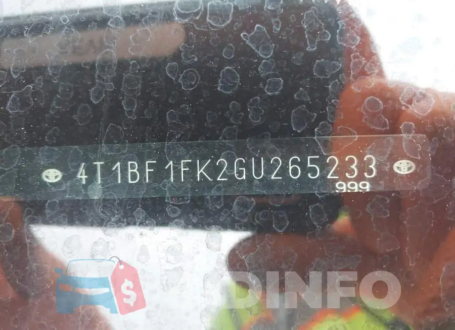 4T1BF1FK2GU265233 Photo# 17