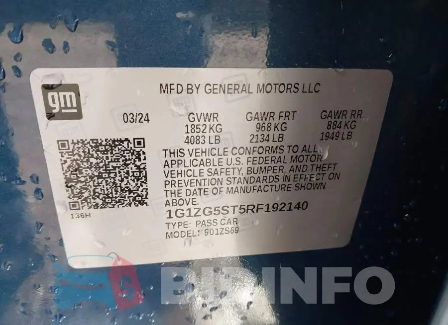 1G1ZG5ST5RF192140 Photo# 9
