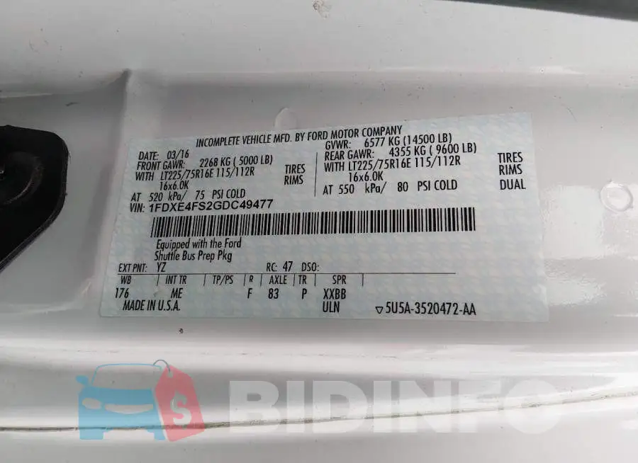 1FDXE4FS2GDC49477 Photo# 8