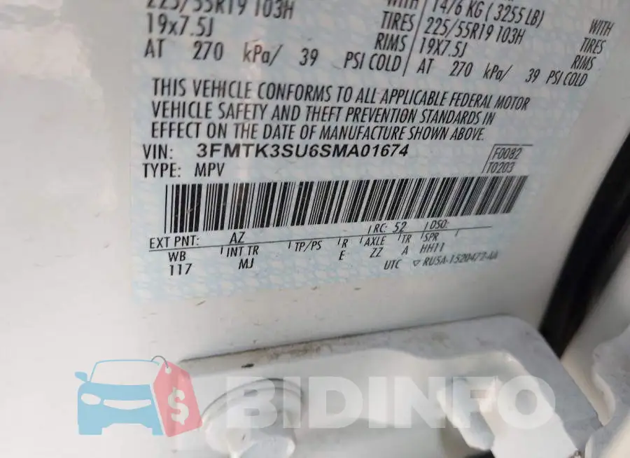 3FMTK3SU6SMA01674 Photo# 9