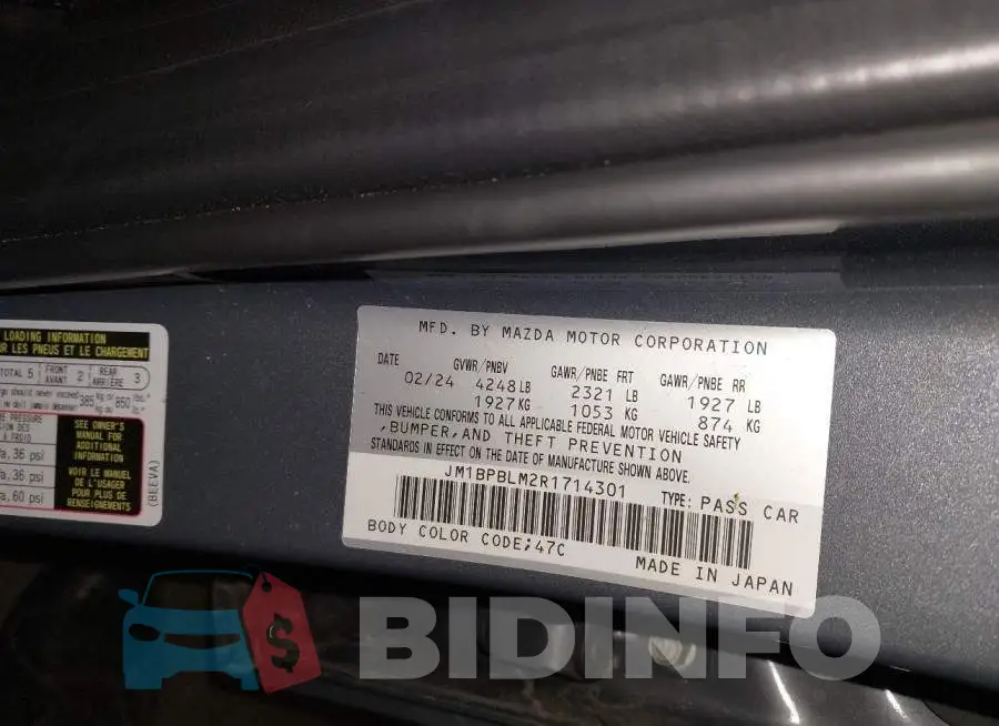 JM1BPBLM2R1714301 Photo# 9