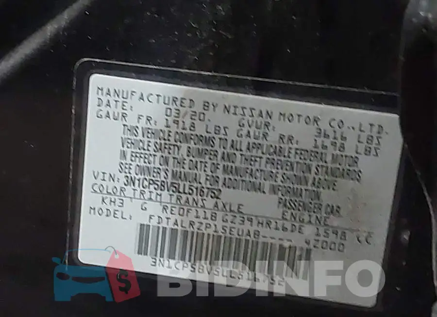 3N1CP5BV5LL516752 Photo# 9