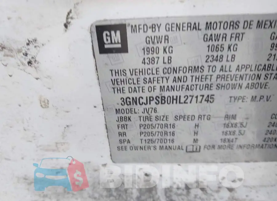 3GNCJPSB0HL271745 Photo# 9