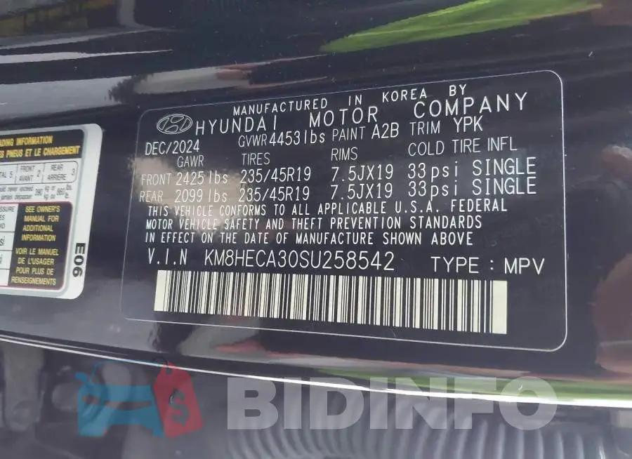 KM8HECA30SU258542 Photo# 9