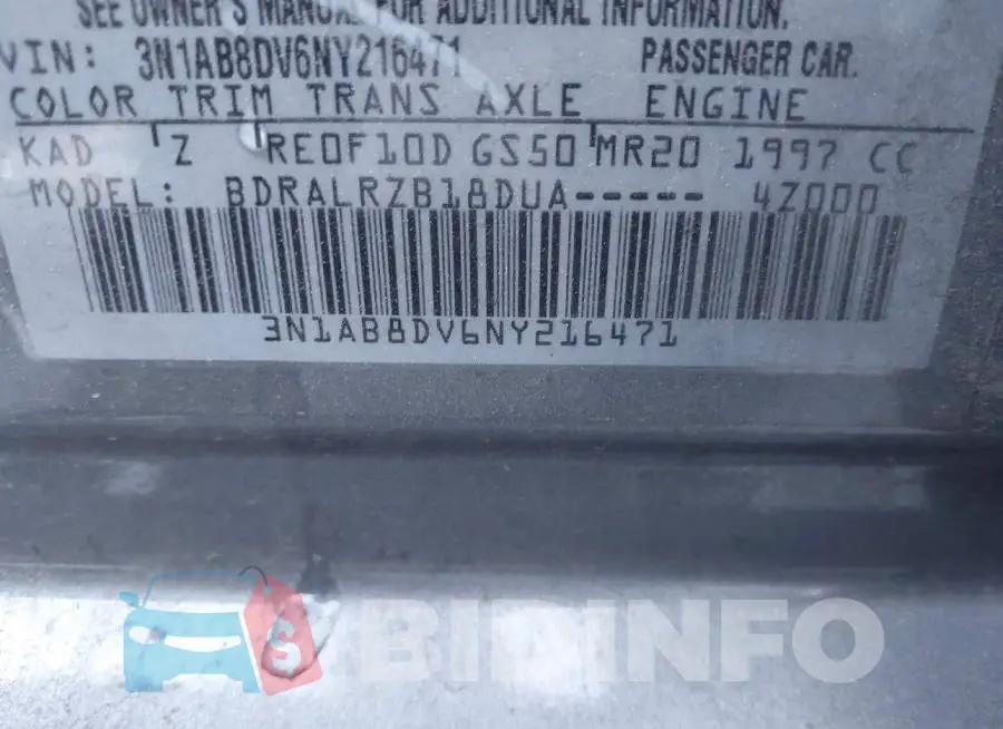 3N1AB8DV6NY216471 Photo# 9