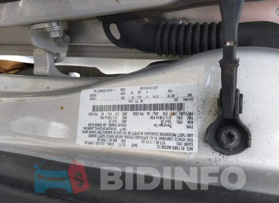 1FADP3F20HL248658 Photo# 9