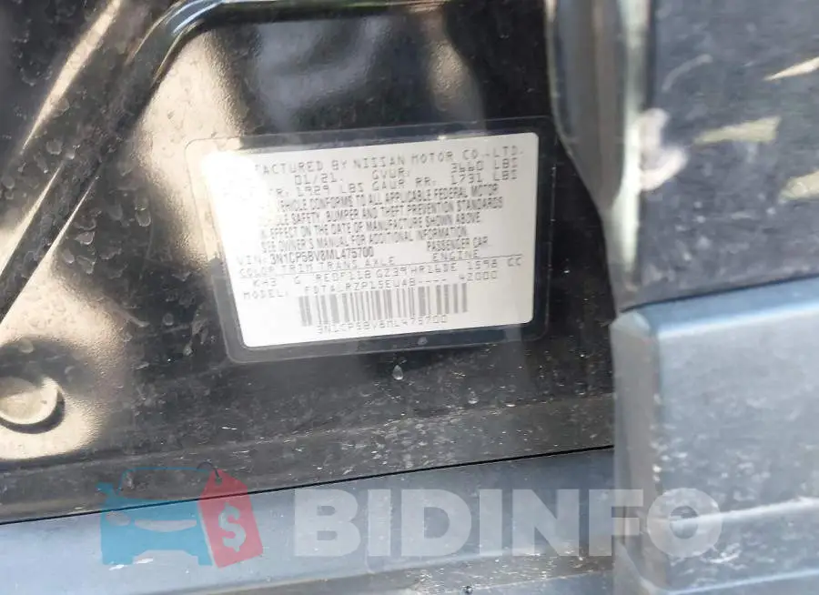 3N1CP5BV8ML475700 Photo# 9