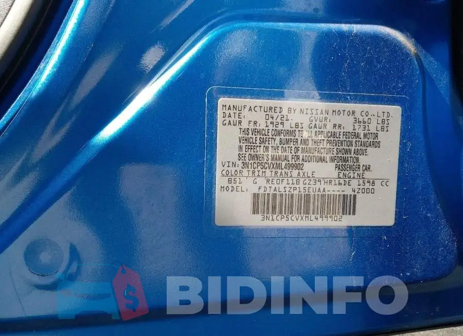 3N1CP5CVXML499902 Photo# 9