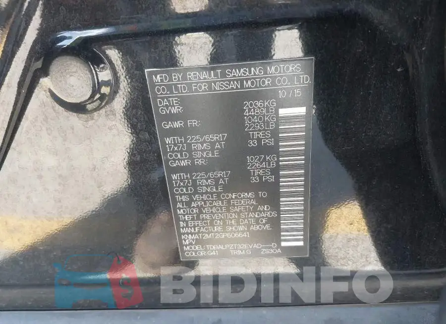 KNMAT2MT2GP606641 Photo# 9