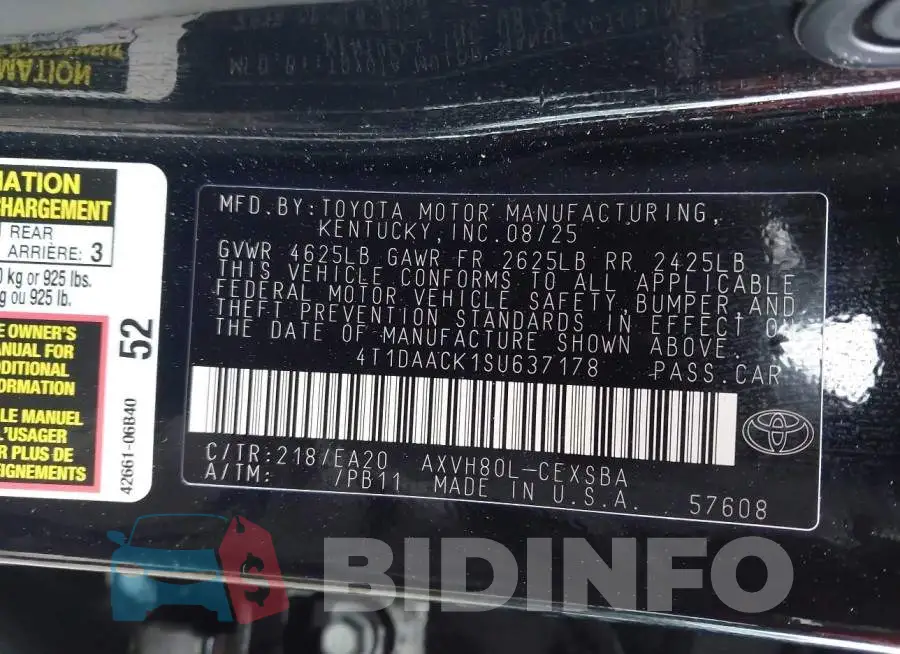 4T1DAACK1SU637178 Photo# 9
