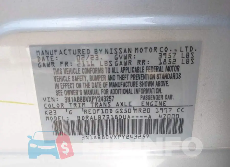 3N1AB8BVXPY243257 Photo# 9