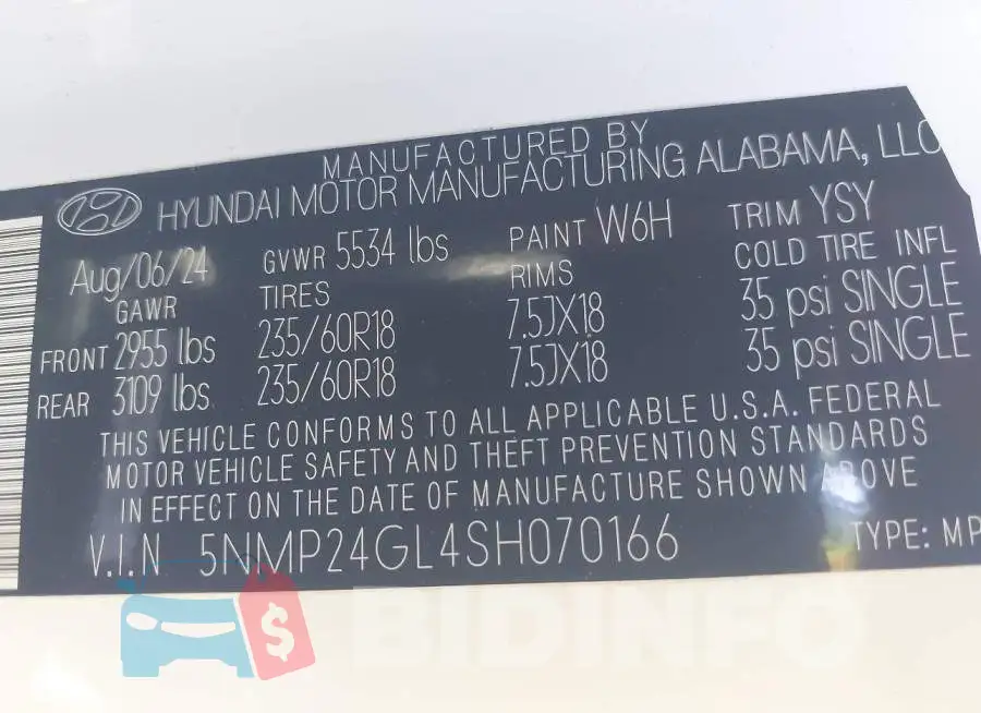 5NMP24GL4SH070166 Photo# 9